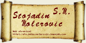 Stojadin Molerović vizit kartica